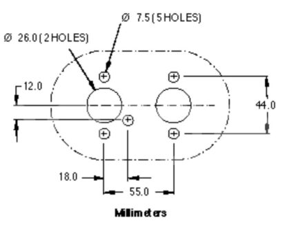 Standkachel Inbouw flens RVS 83mm - Afbeelding 10